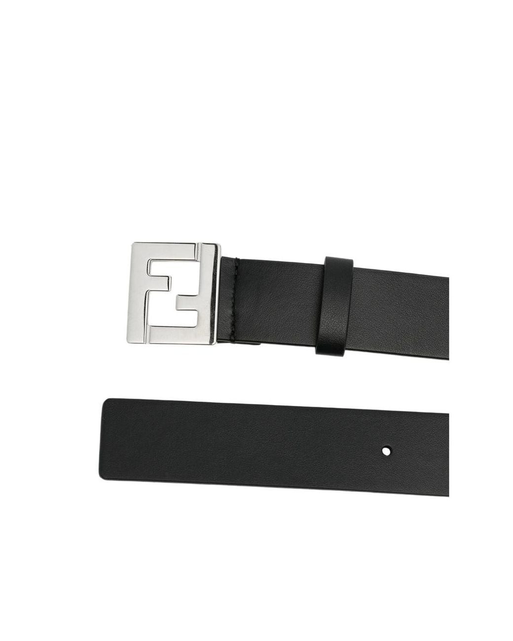 Fendi Black Belts for men