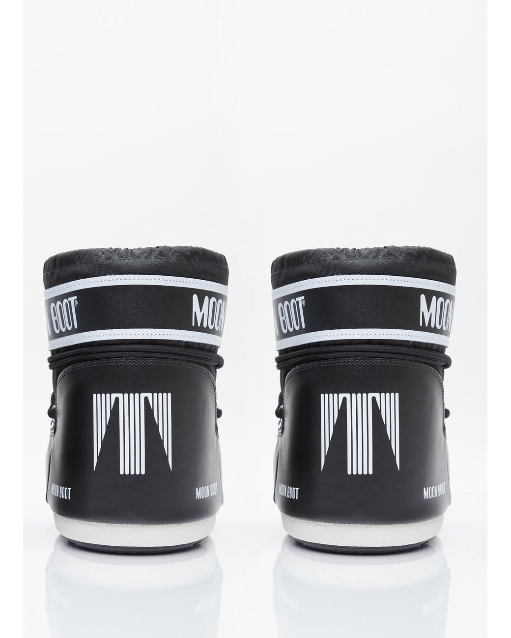 Moon Boot Black Icon Low Nylon Boots for men