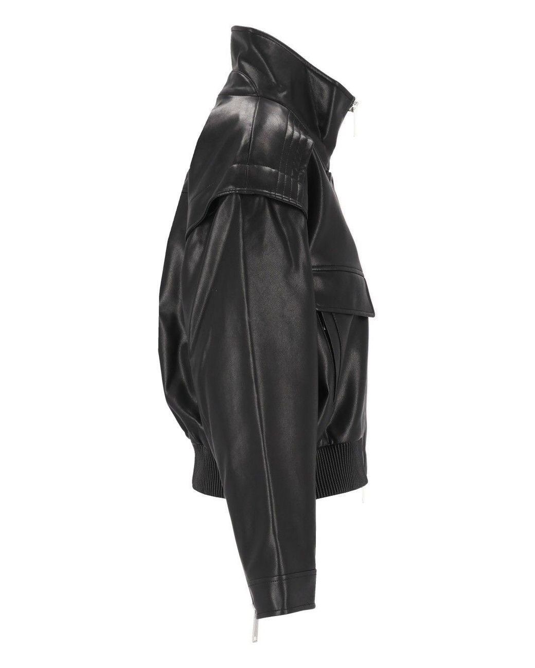 Self-Portrait Black Bomber Jacket