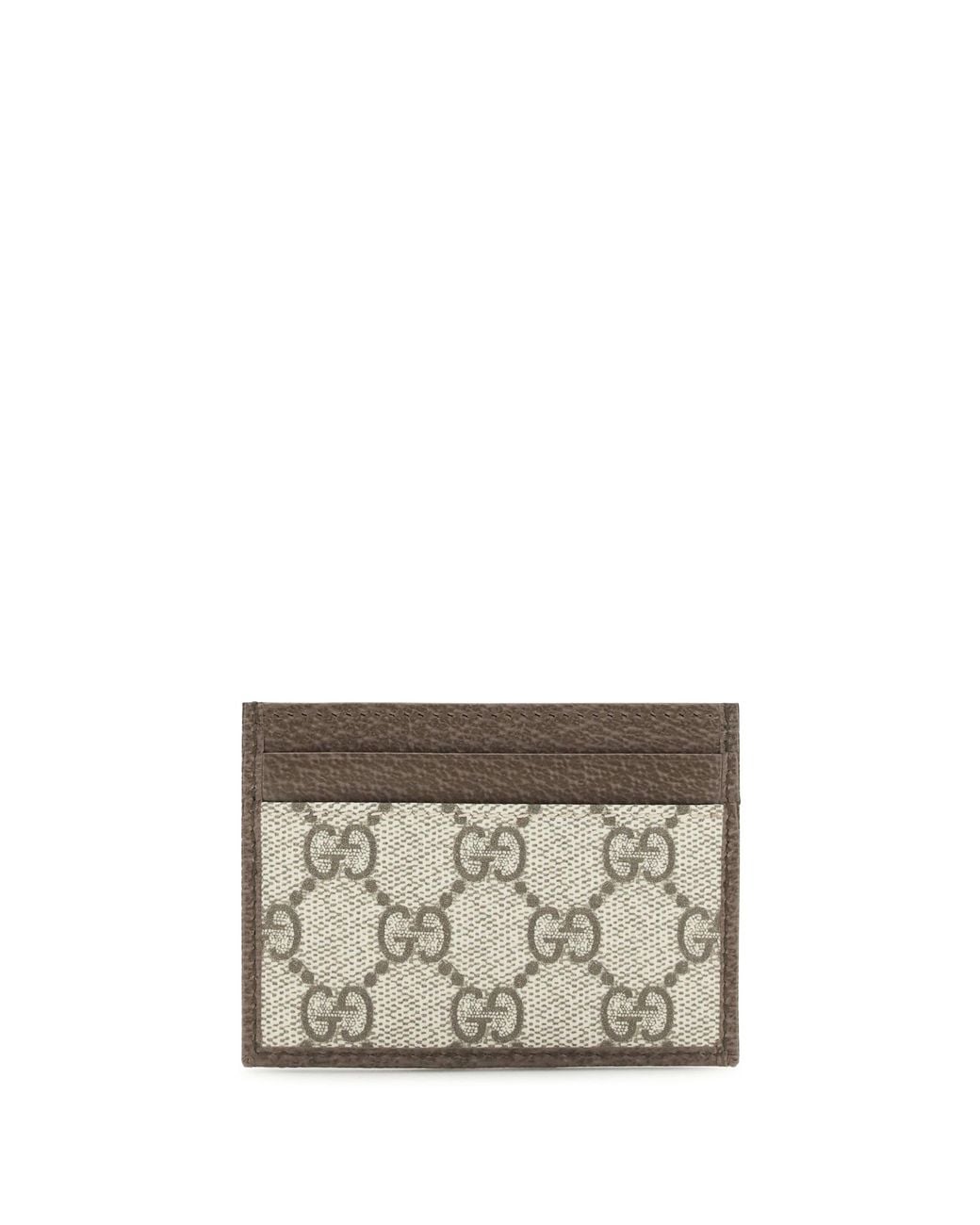 Gucci White Ophidia Card Holder