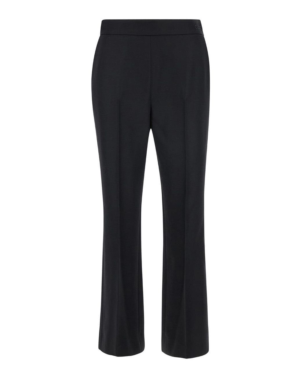 Gucci Black Flared Pants With Pences for men