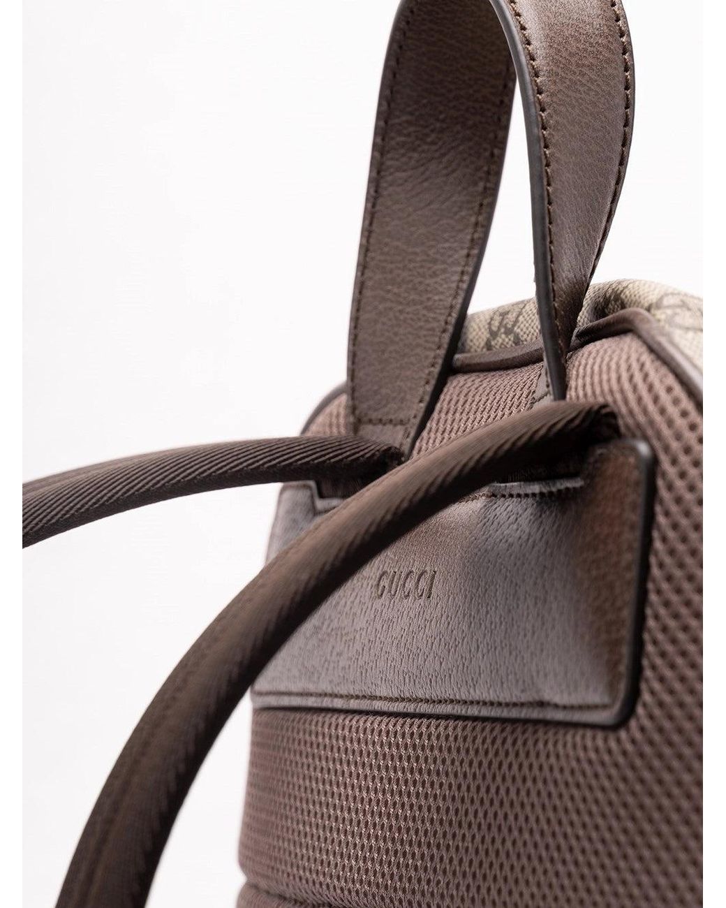 Gucci Brown 'Ophidia' Medium Backpack for men
