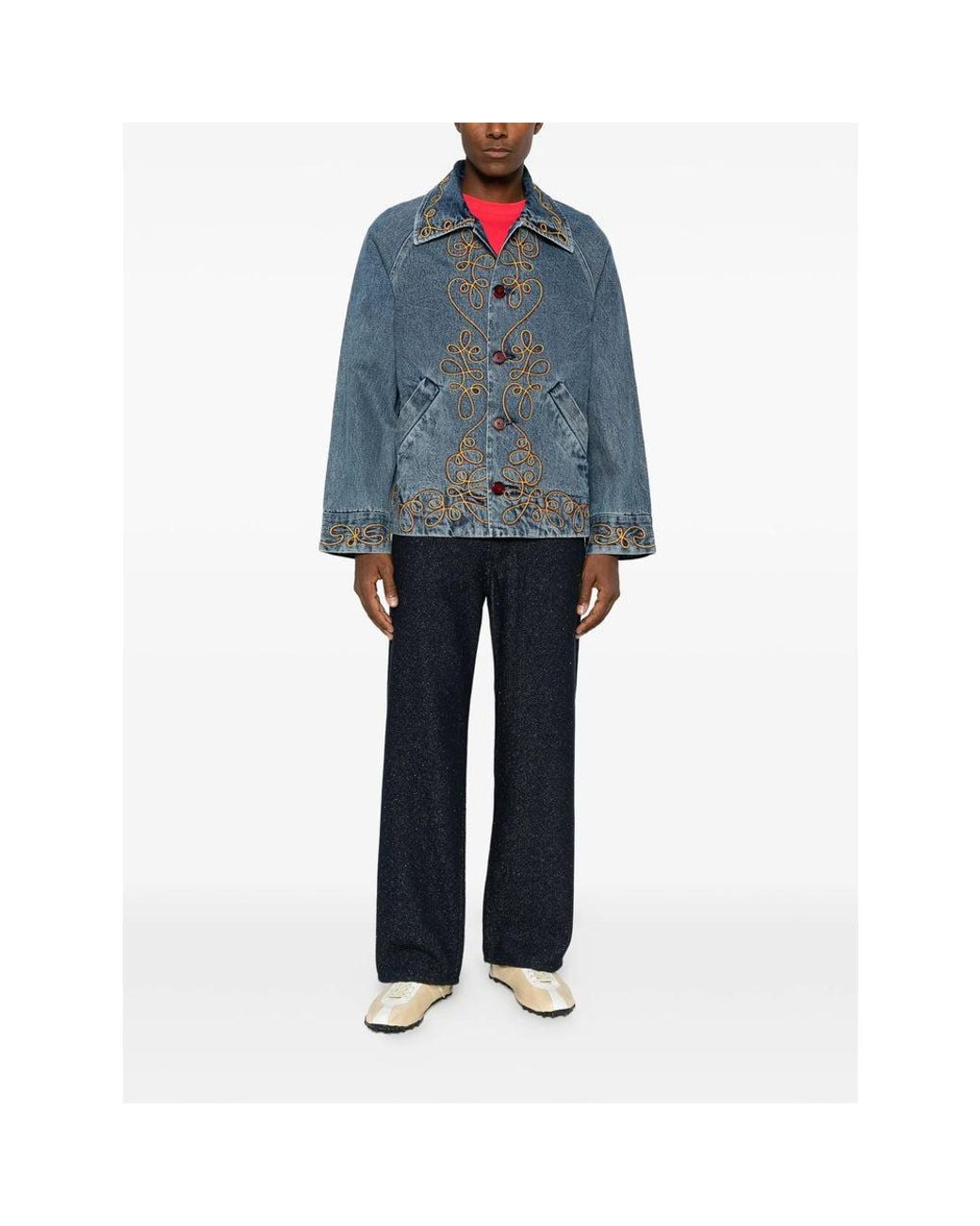 Bode Blue Jackets for men