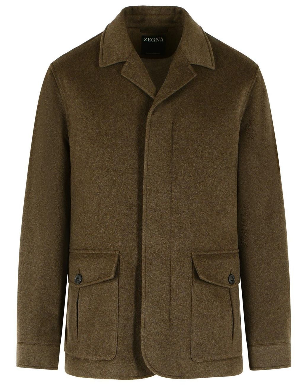 Zegna Green 'Elements Oasi' Cashmere Jacket for men