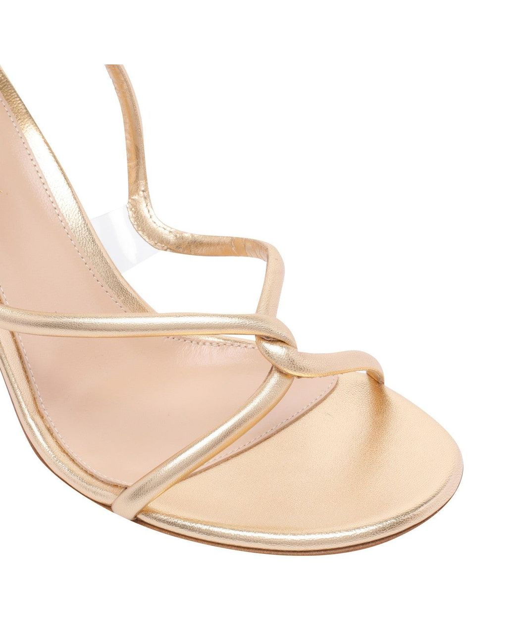 Gianvito Rossi Metallic Mamba Pump Sandals