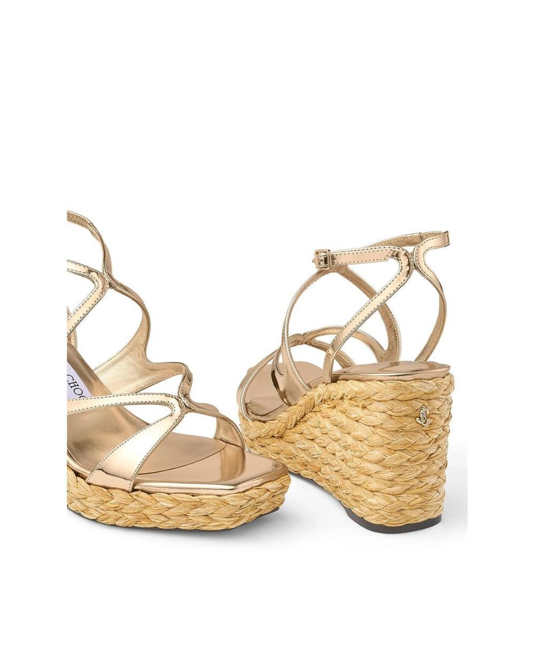 Jimmy Choo Metallic Espadrilles
