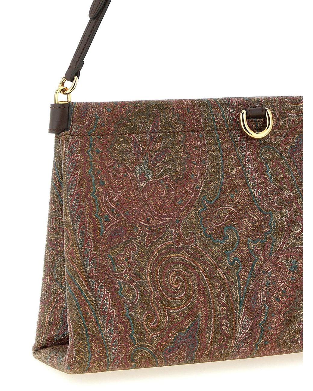 Etro Brown 'Talk' Mini Clutch