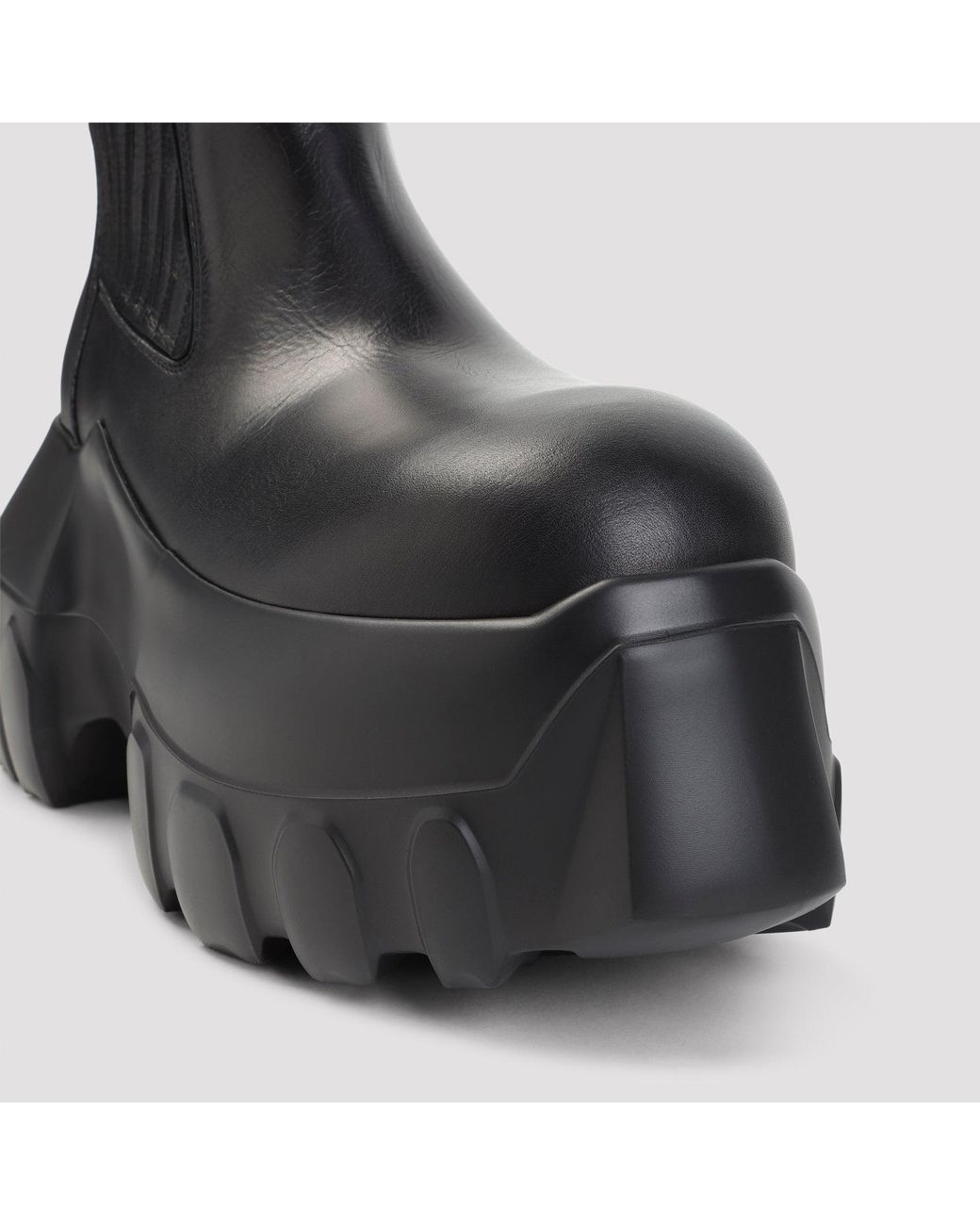 Rick Owens Black Beatle Mega Tractor Boot for men