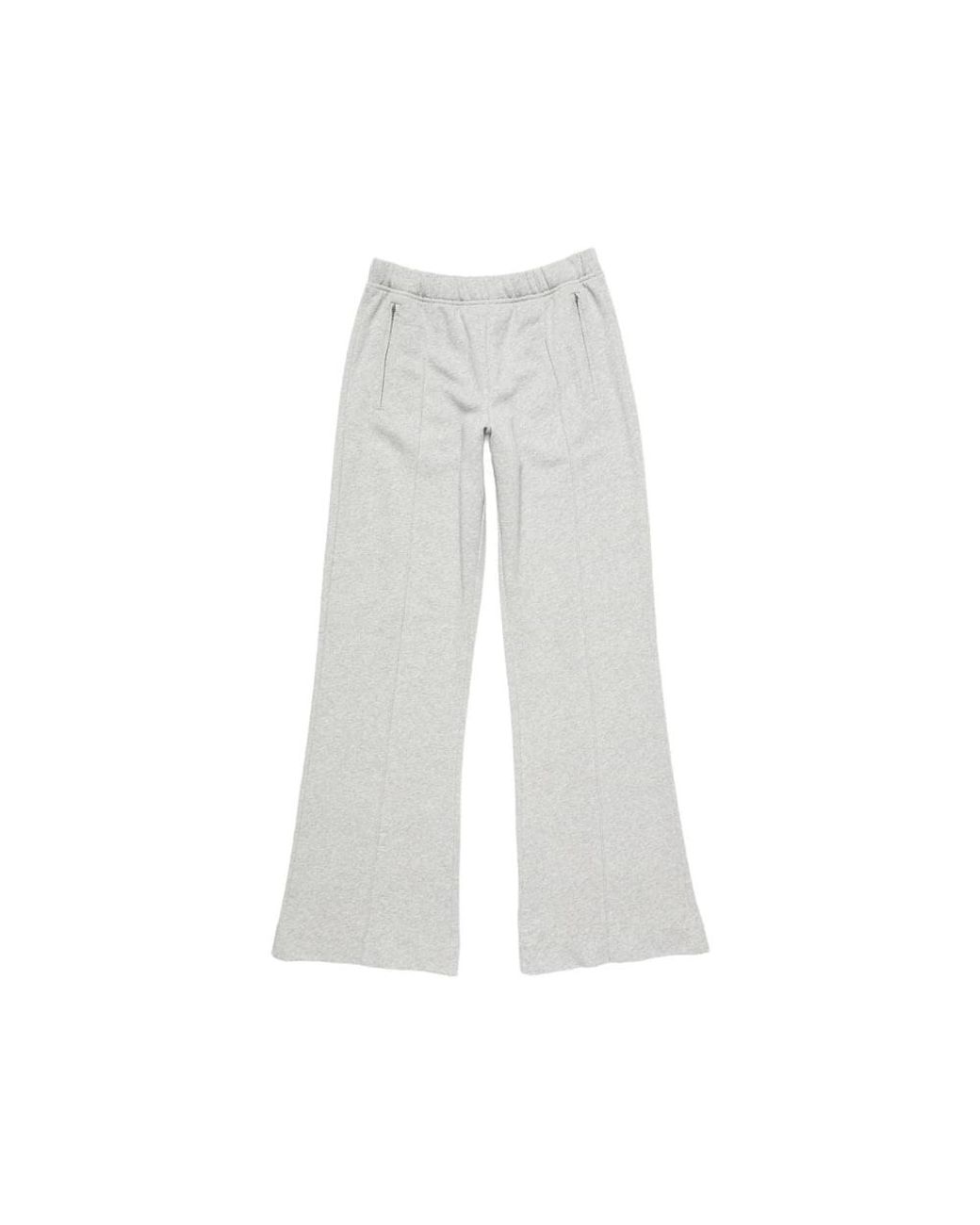 Acne White Trousers