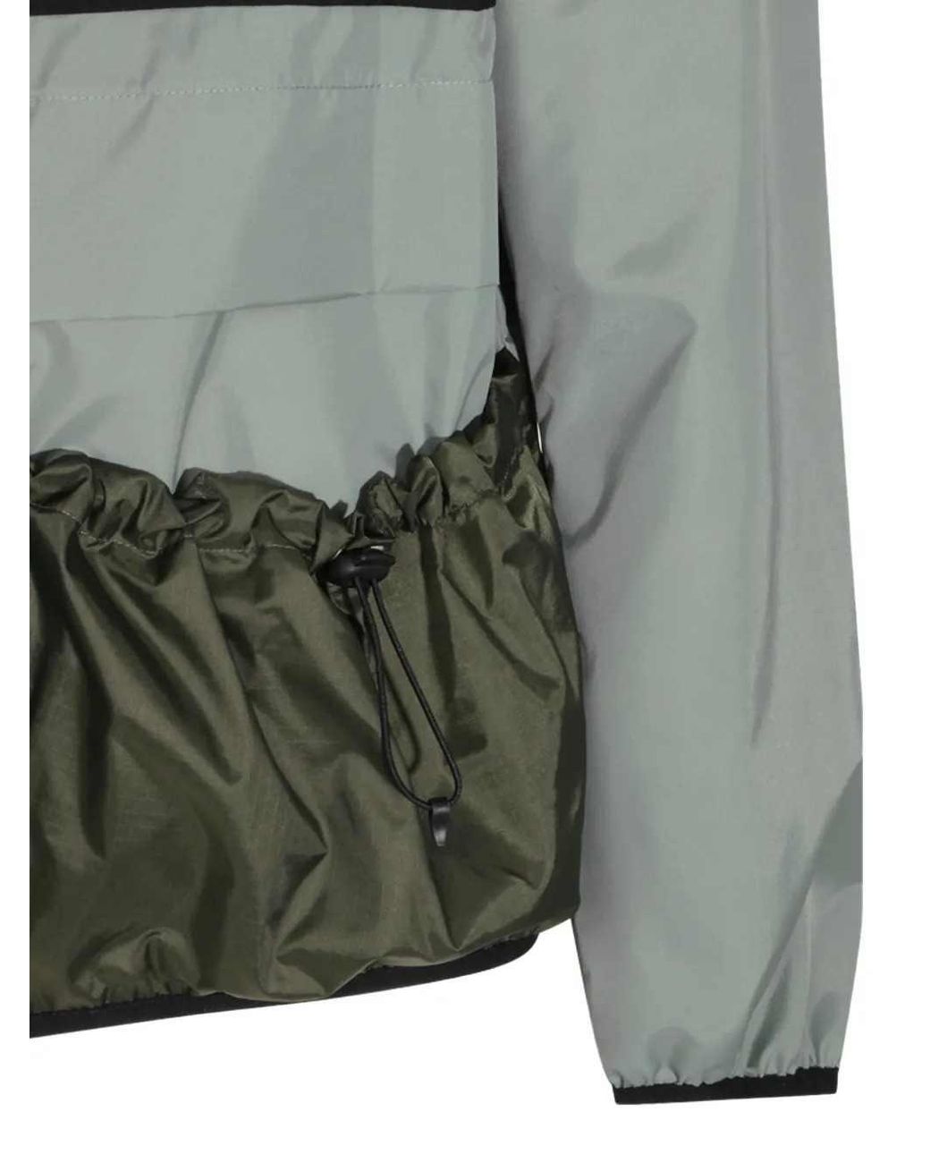 Marni Green Panelled Hooded Jacket for men