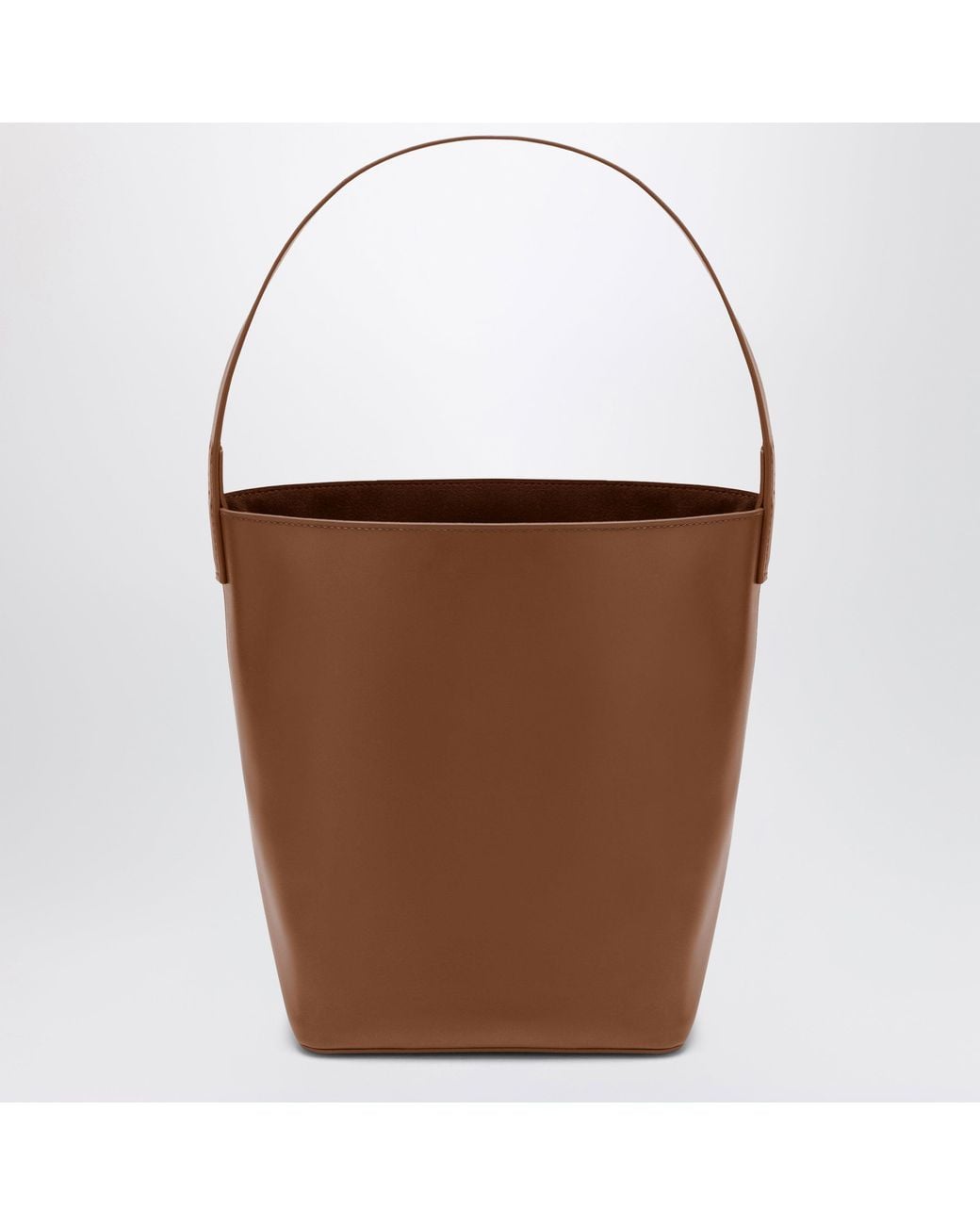 Auralee Brown Cowhide Shoulder Bag S