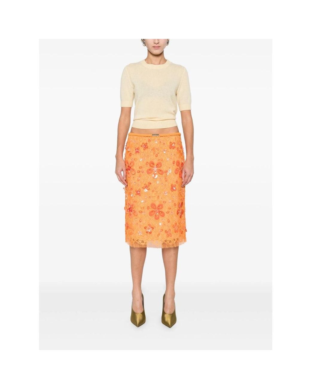 Gucci Orange Skirts