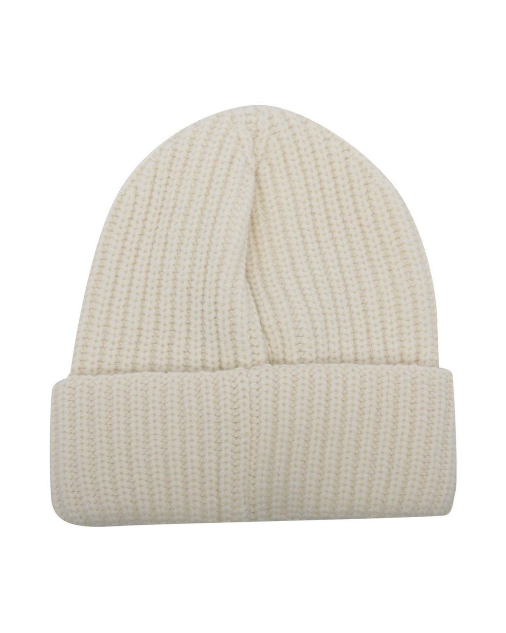 Moncler Natural Logo Patch Beanie