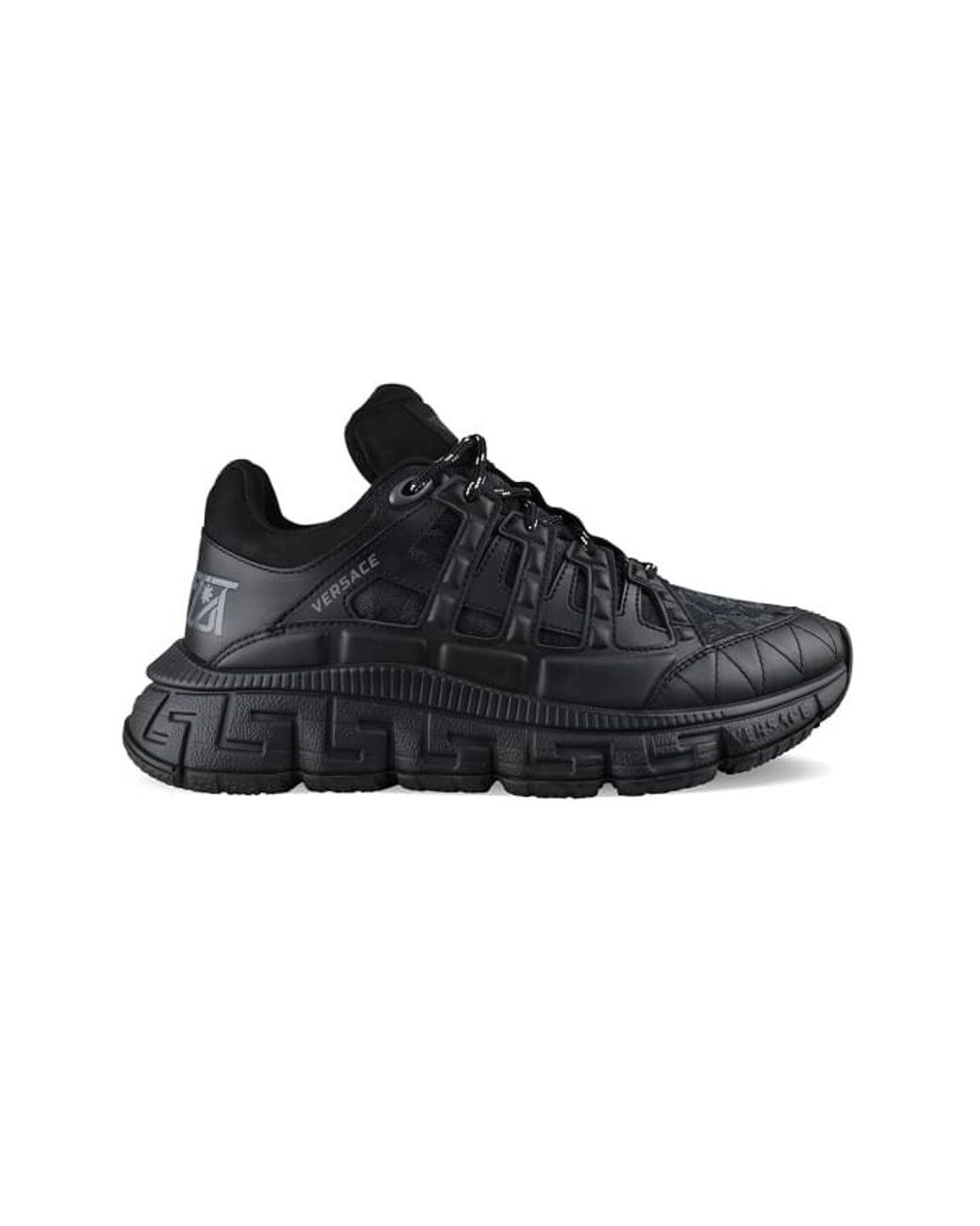 Versace Black Trigreca Sneakers for men