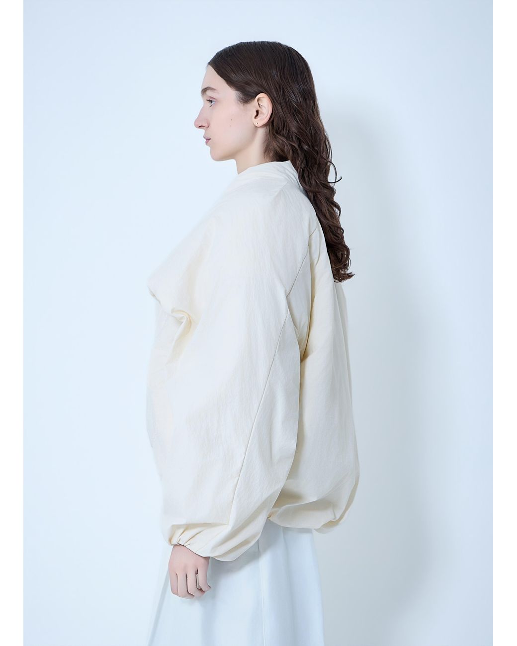 Jacquemus White The Châle Bomber Jacket
