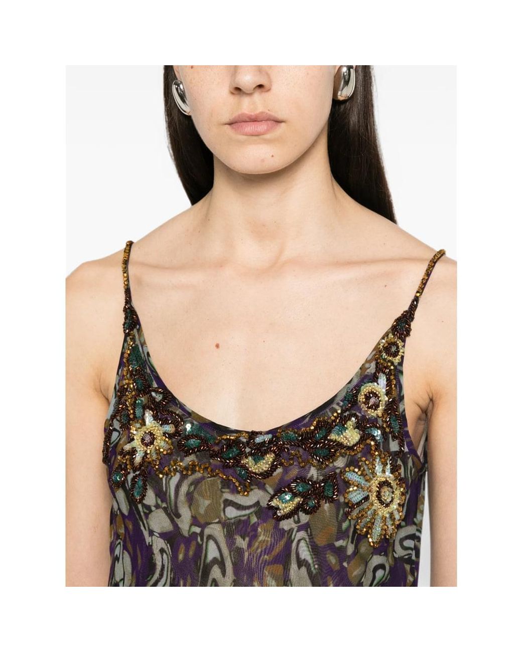 Dries Van Noten Purple Dresses