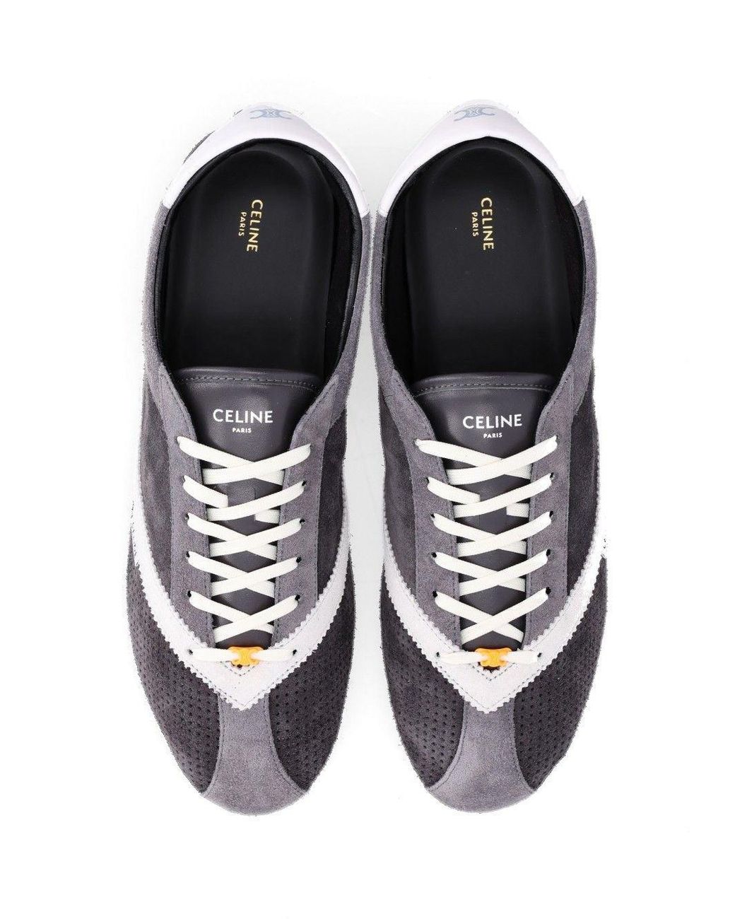 Céline White Flat Sneaker for men