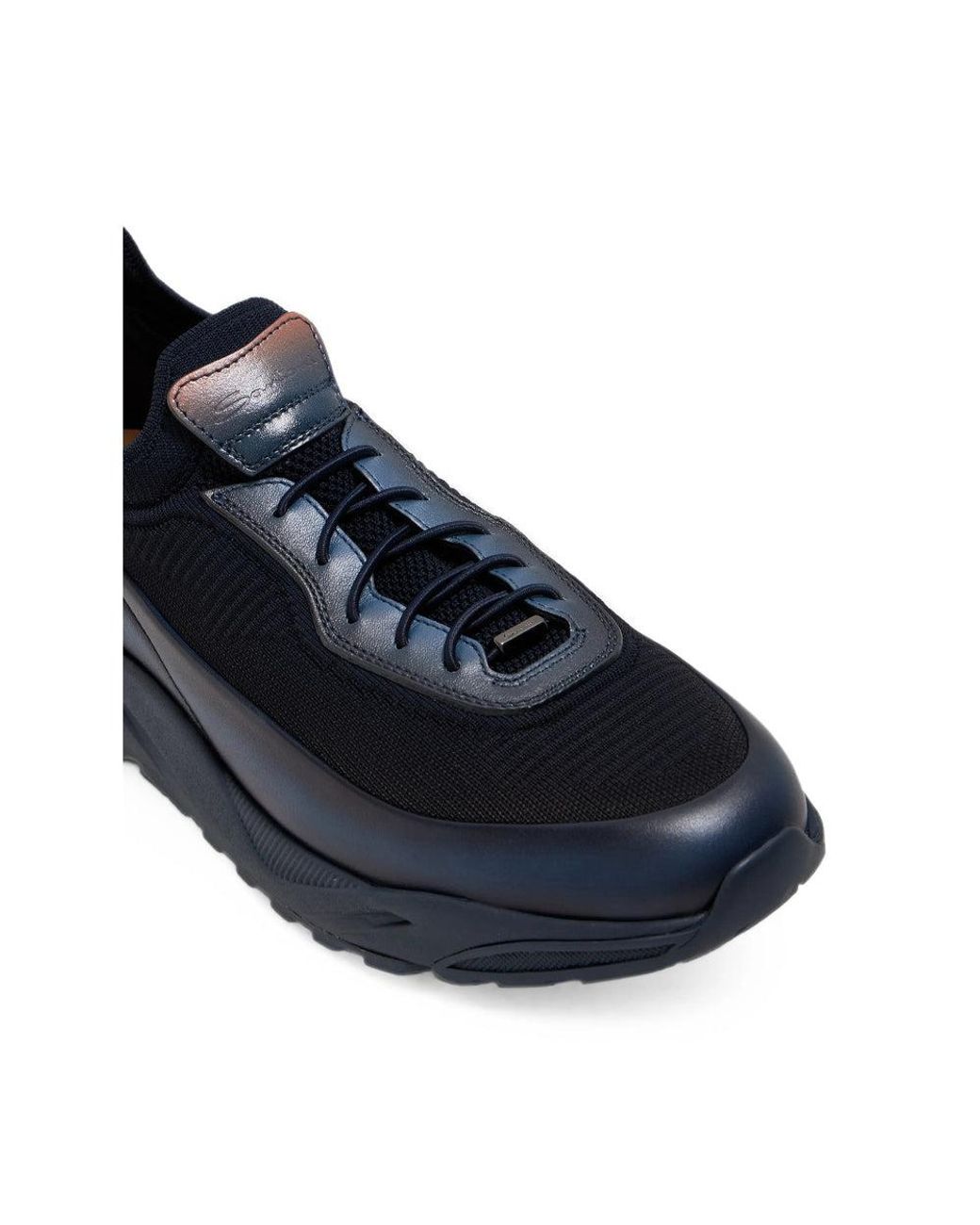 Santoni Blue Trainers for men