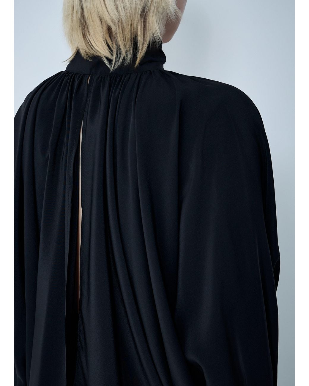Max Mara Blue Silk Blouse