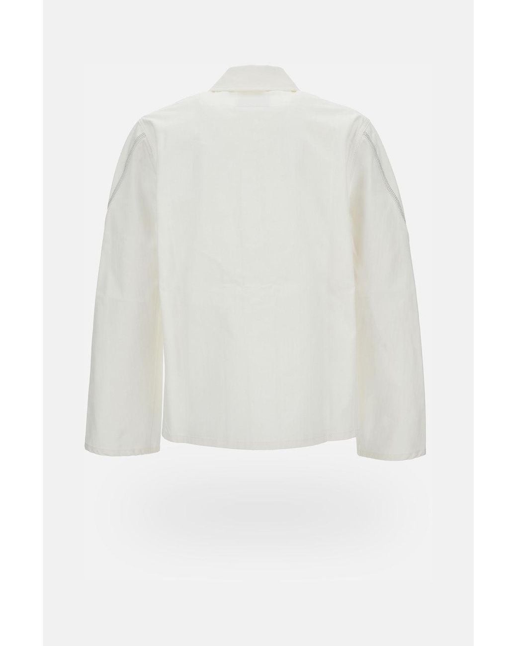 Givenchy White Jacket With Patch Pockets for men
