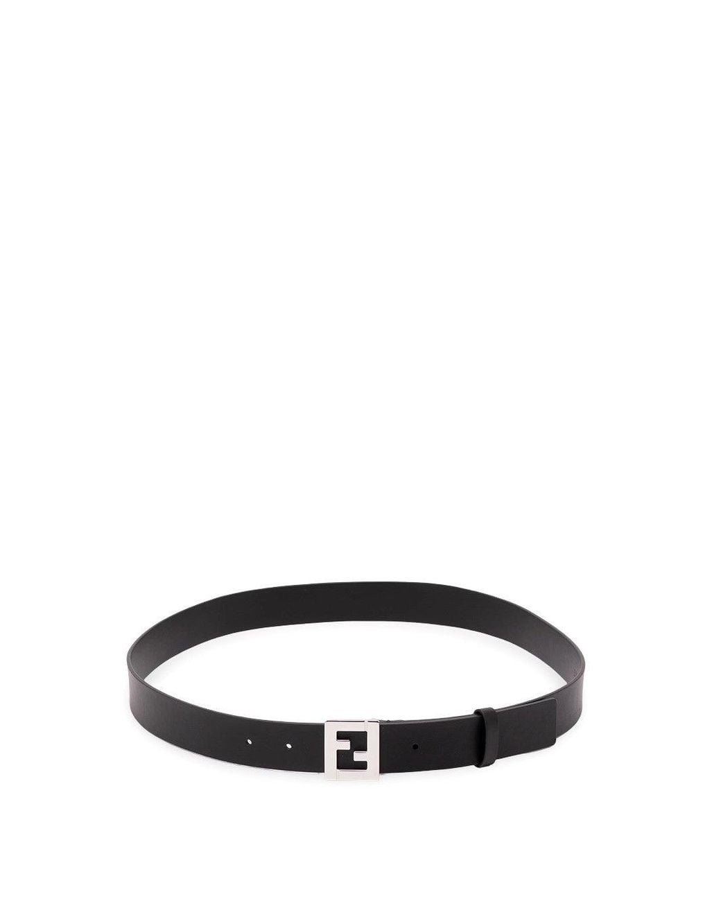 Fendi Black Belts for men