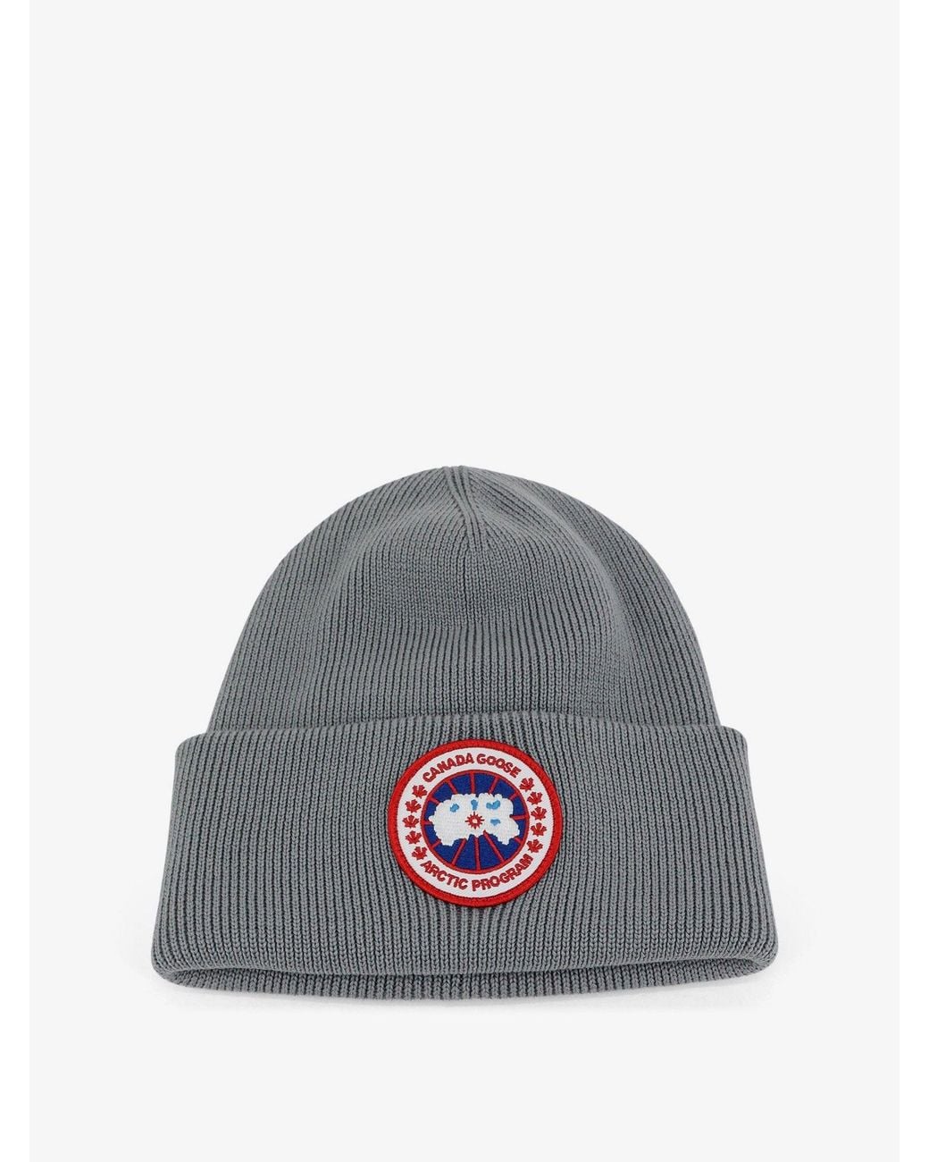 Canada Goose Gray Wool Hat for men