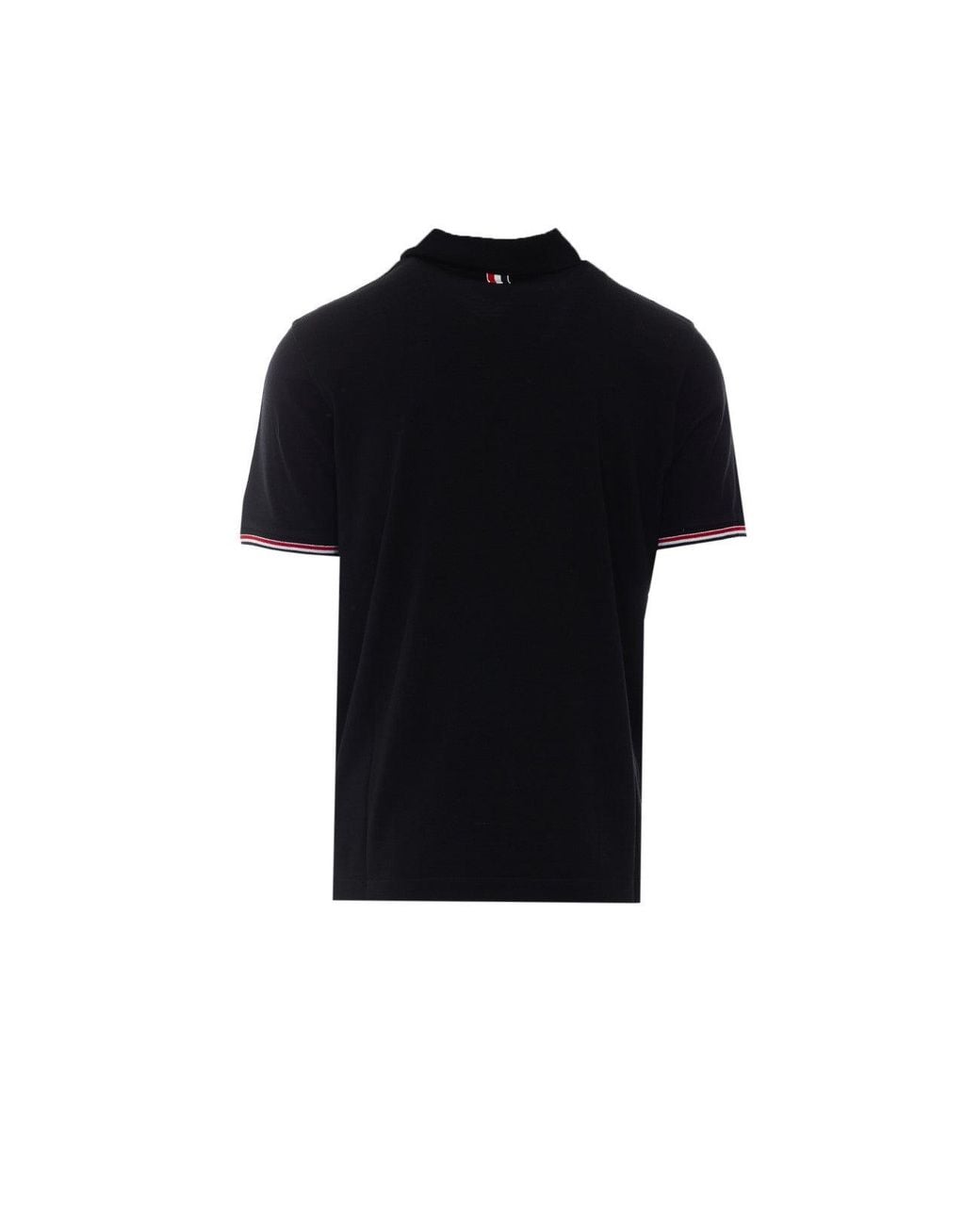 Thom Browne Black Rwb Polo for men