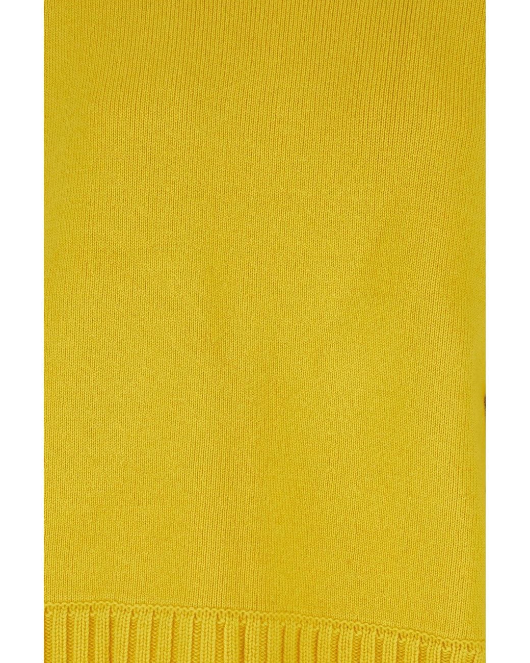 Ganni Clothing Knitwear in Yellow | Lyst