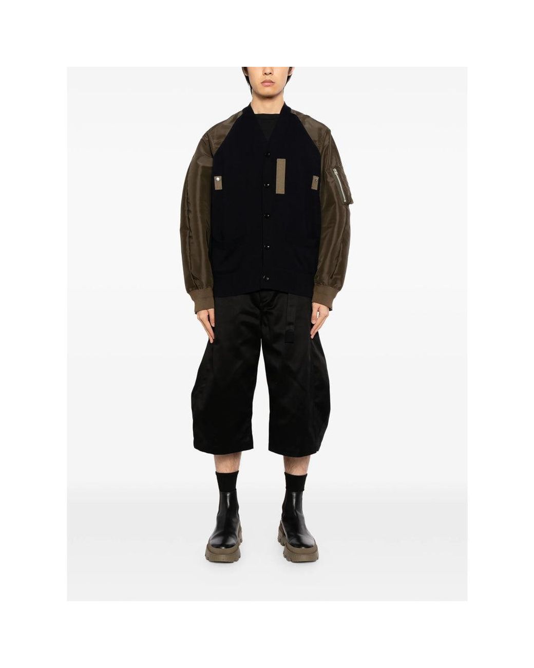 Sacai Black Jackets for men
