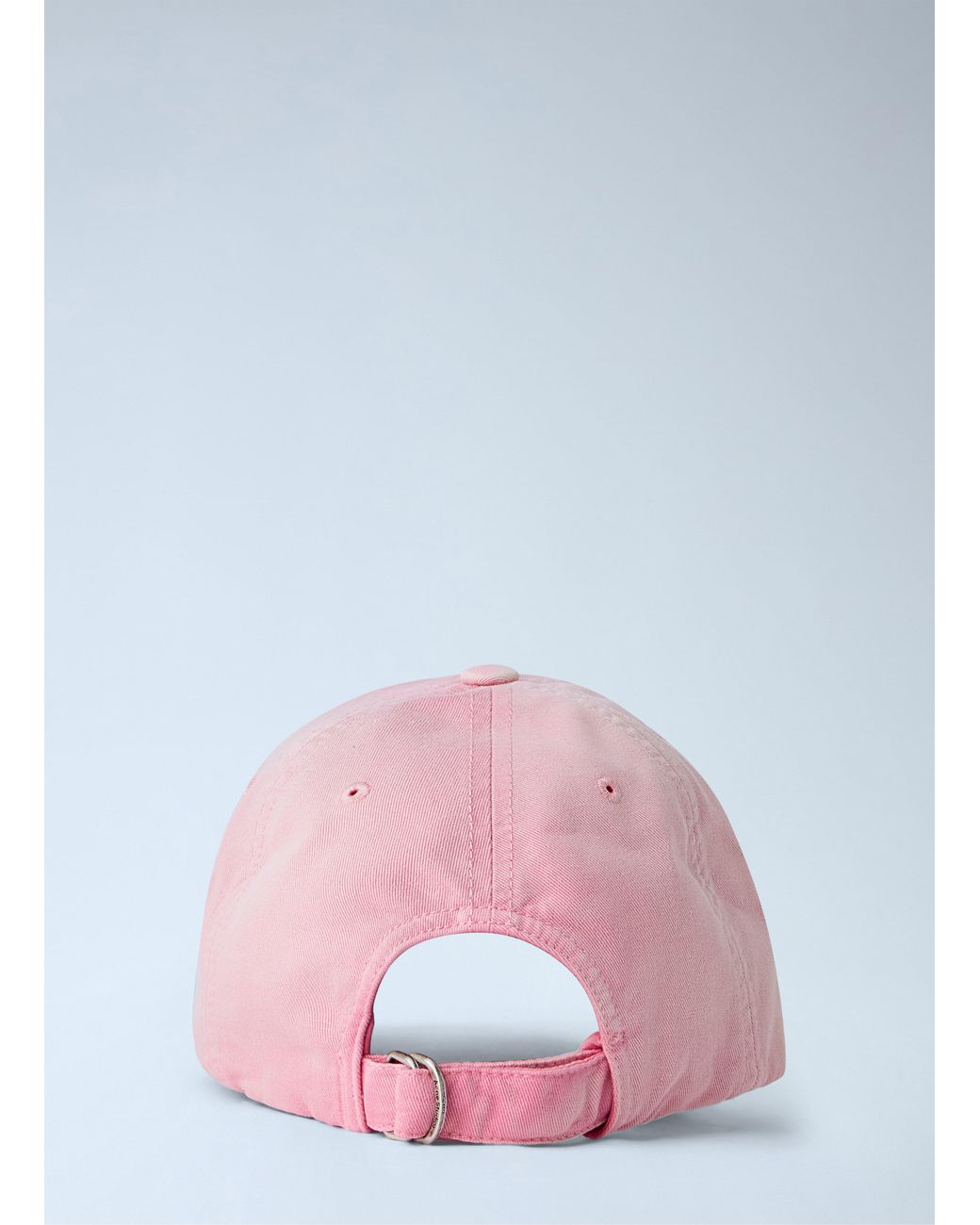 Acne Pink Washed Logo Cap