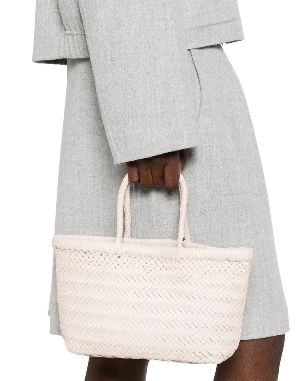 Dragon Diffusion Natural Mini Flat Gora Handbag