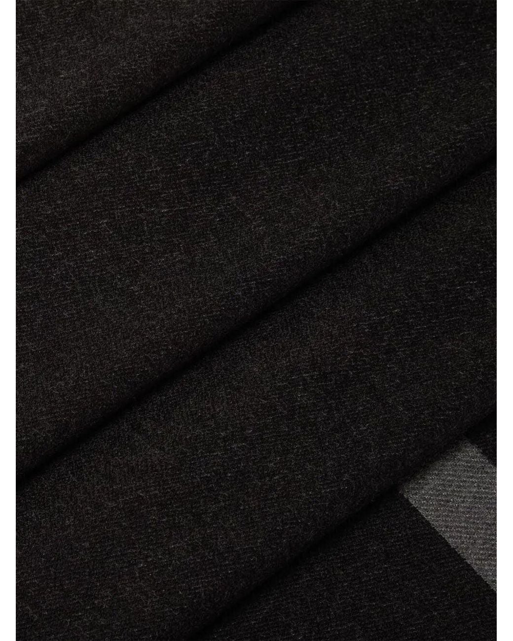 Fendi Black Sciarpa Logo Ff for men