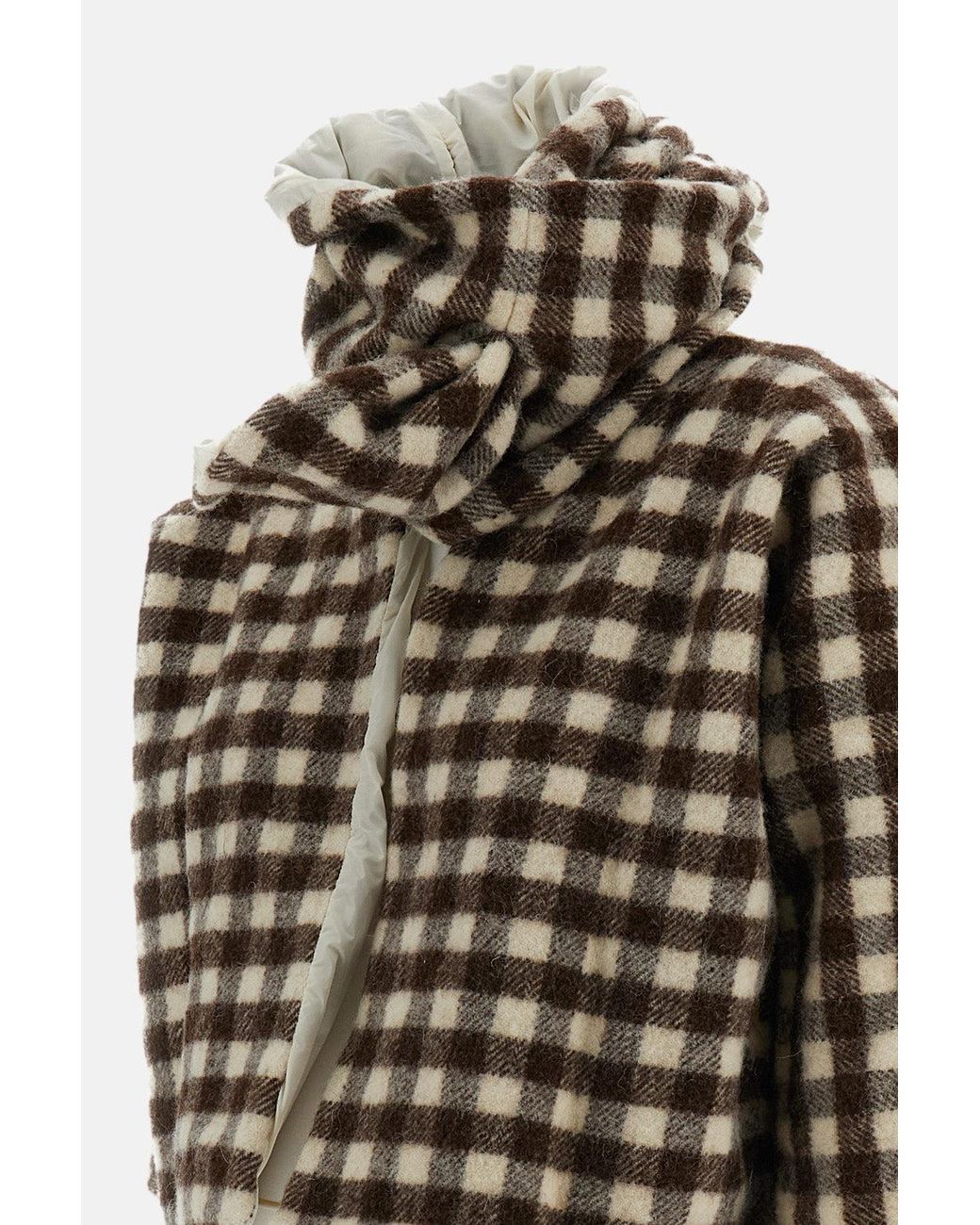 Daniela Gregis Multicolor Double-Layered Washed Wool T-Jacket