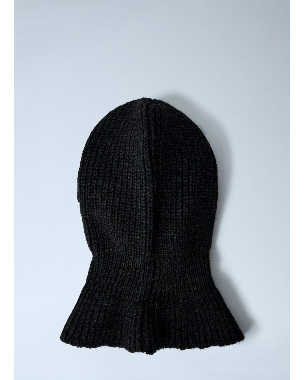 Lemaire Black Knitted Wool-Blend Hood