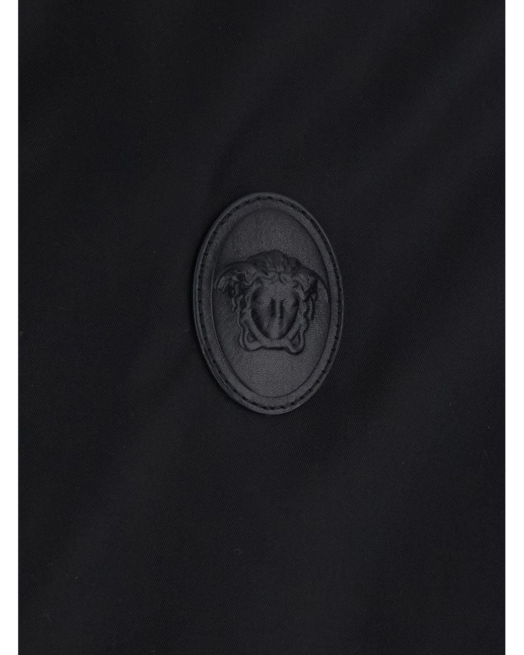Versace Black Versace Tech Fabric Jacket for men