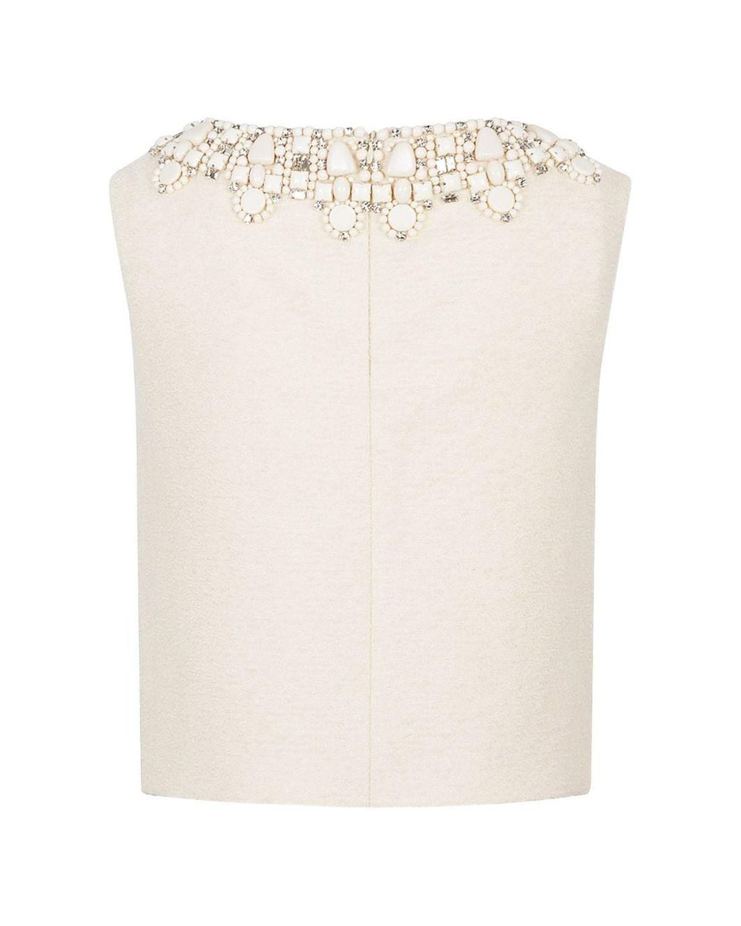 Céline Natural Wool Top
