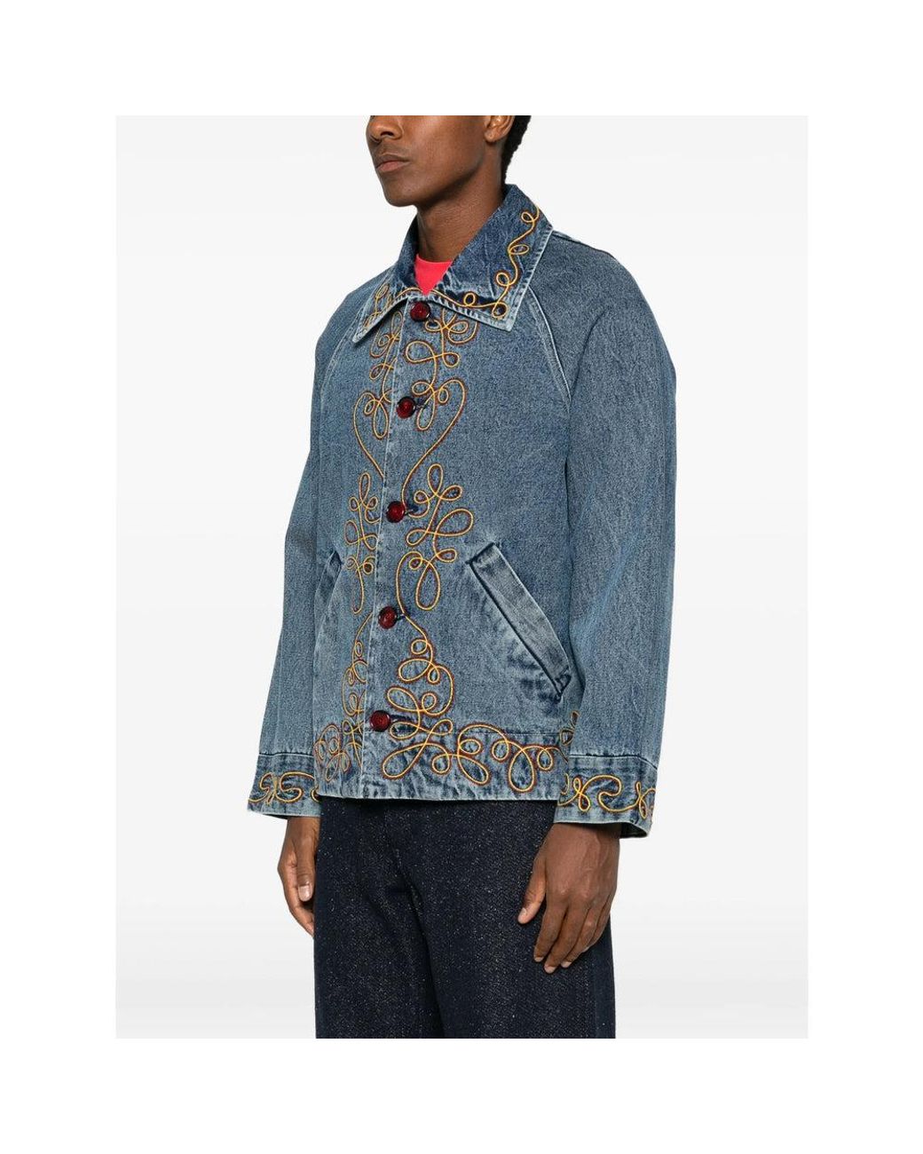 Bode Blue Jackets for men