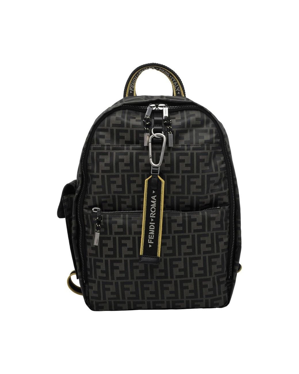 Fendi Black Climb Backpack for men