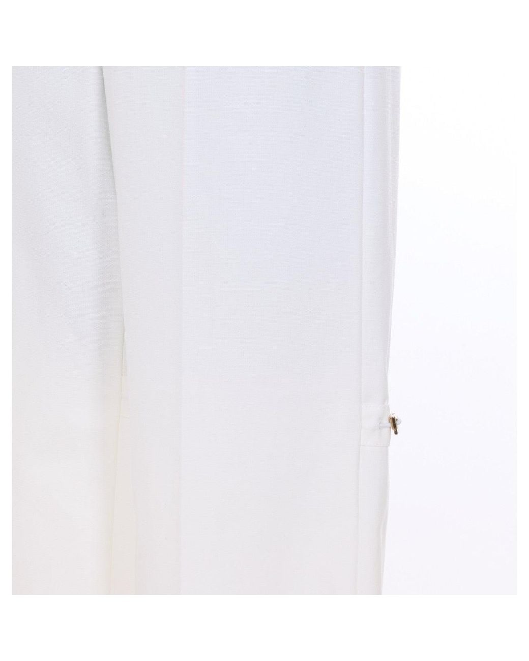 Fendi White Logo Pants