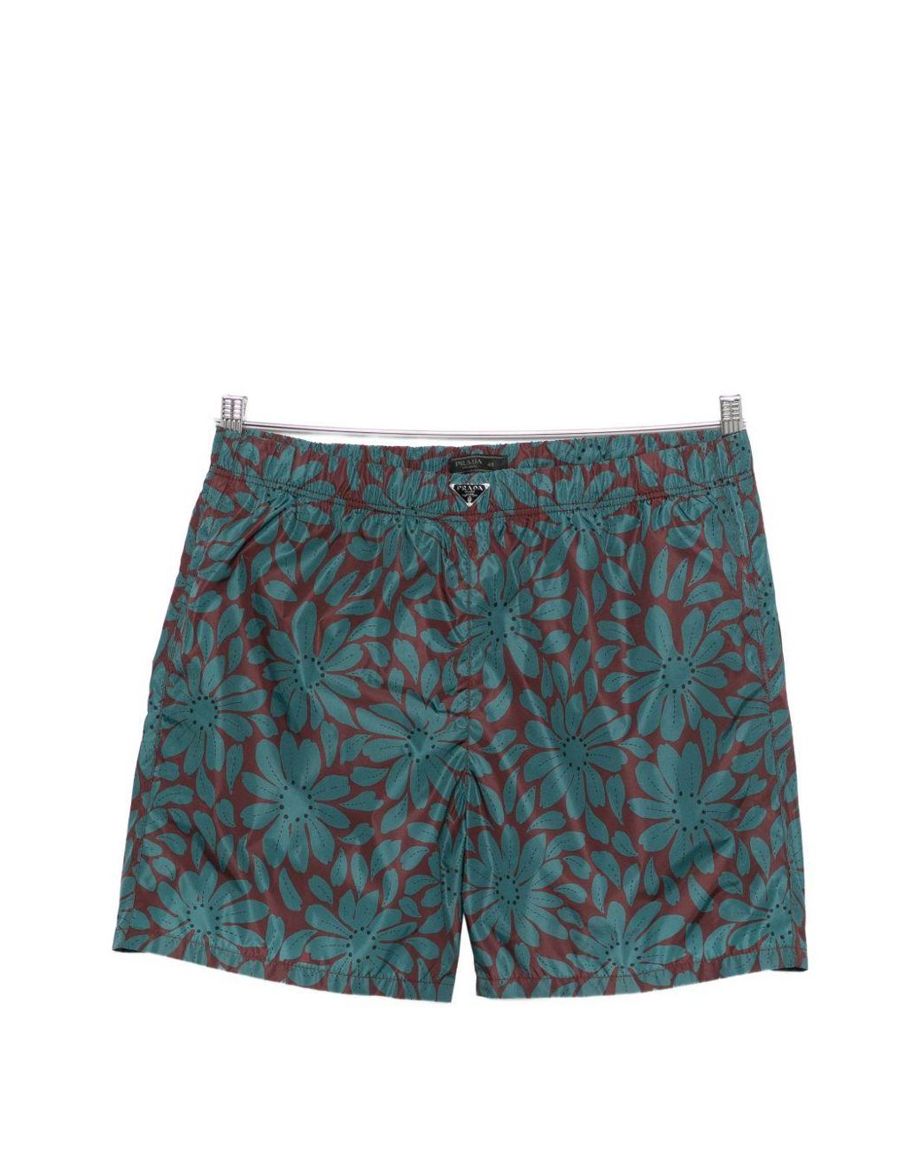 Prada Blue Printed Swimsuit for men