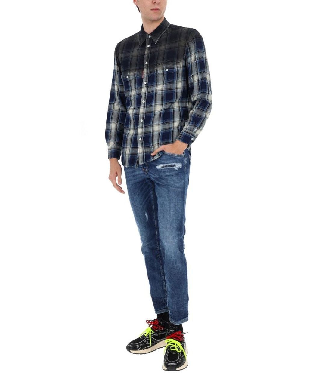 DSquared² Blue Skater Jeans for men