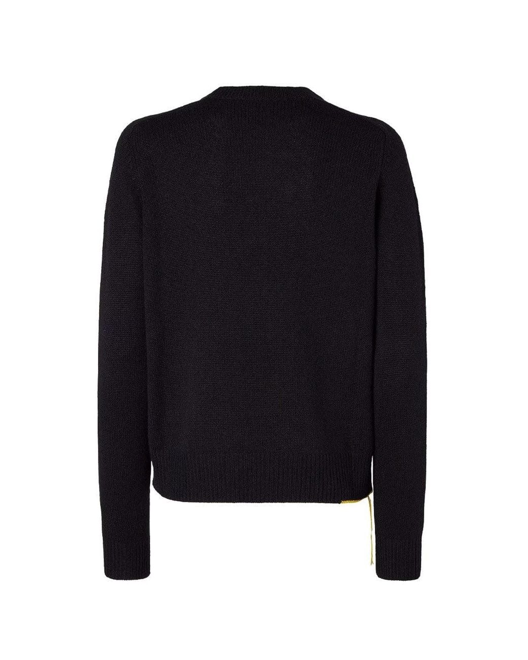 Fendi Blue Basic Pull Sweater