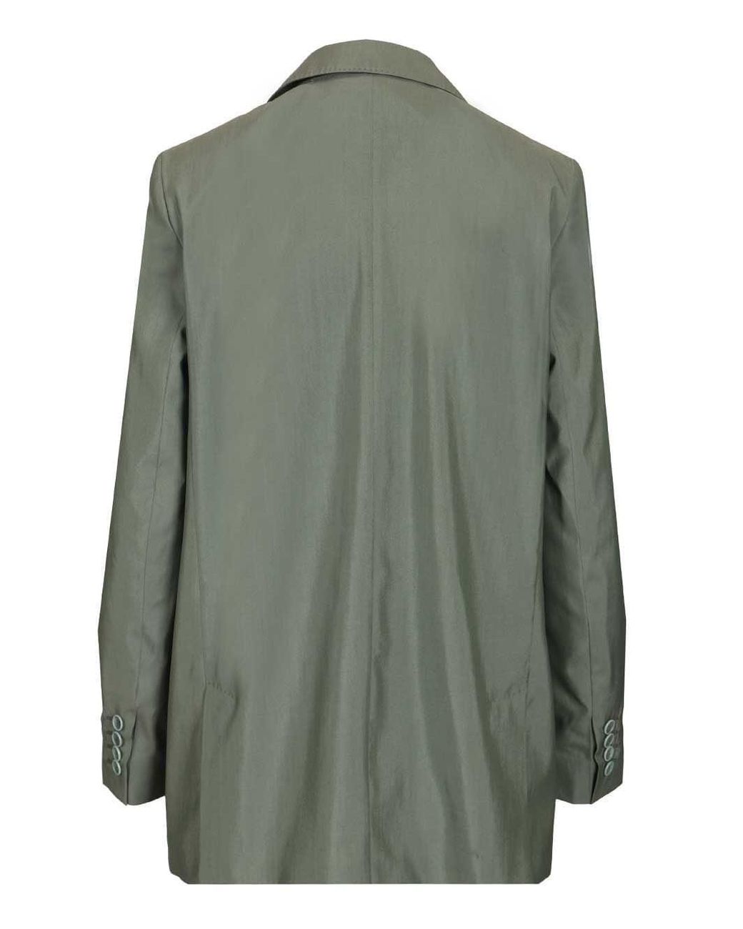 Max Mara Green Double-Breasted Blazer