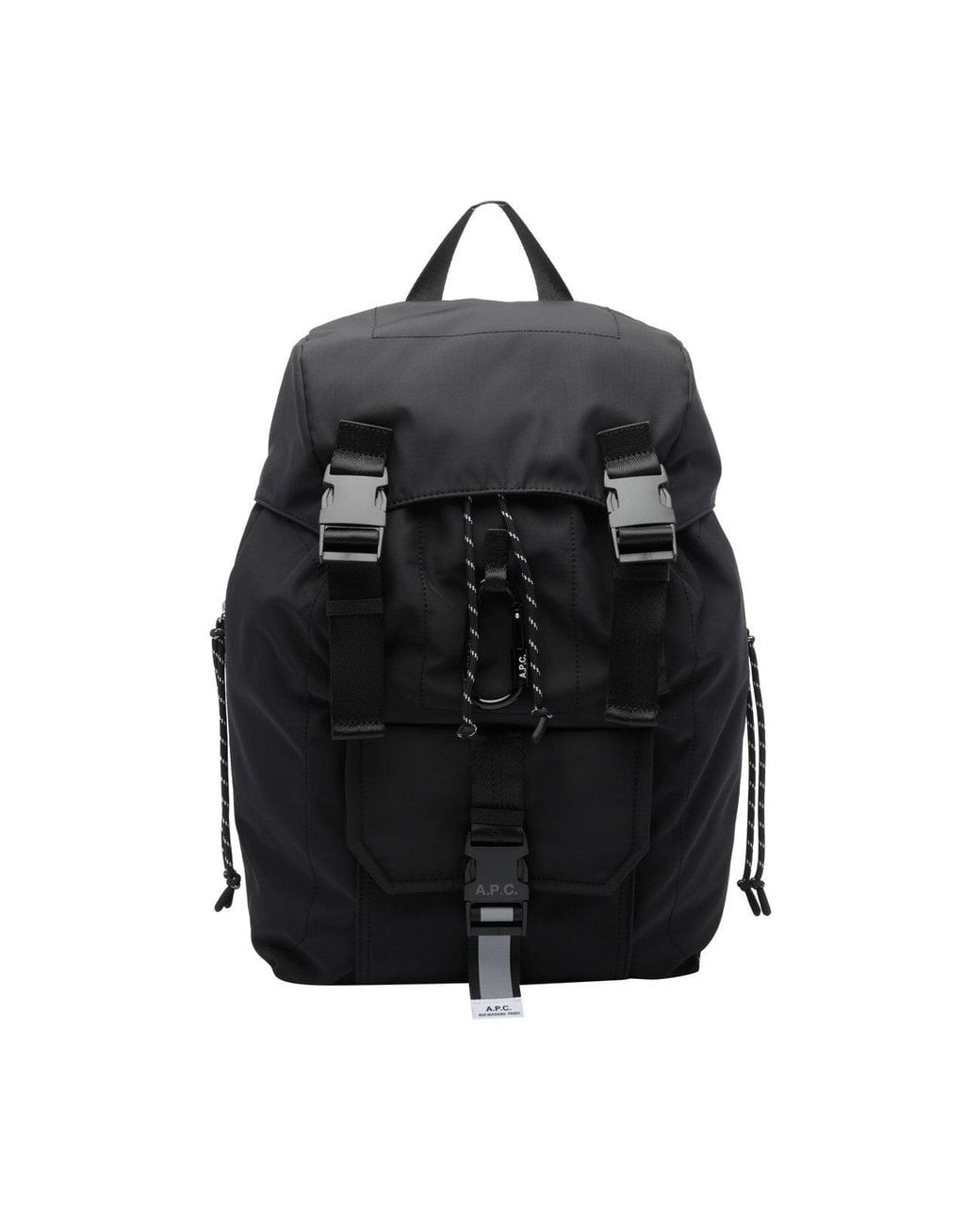 A.P.C. Black Trek Backpack for men