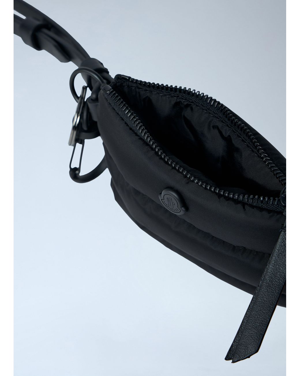 Moncler Blue Quilted Pouch for men