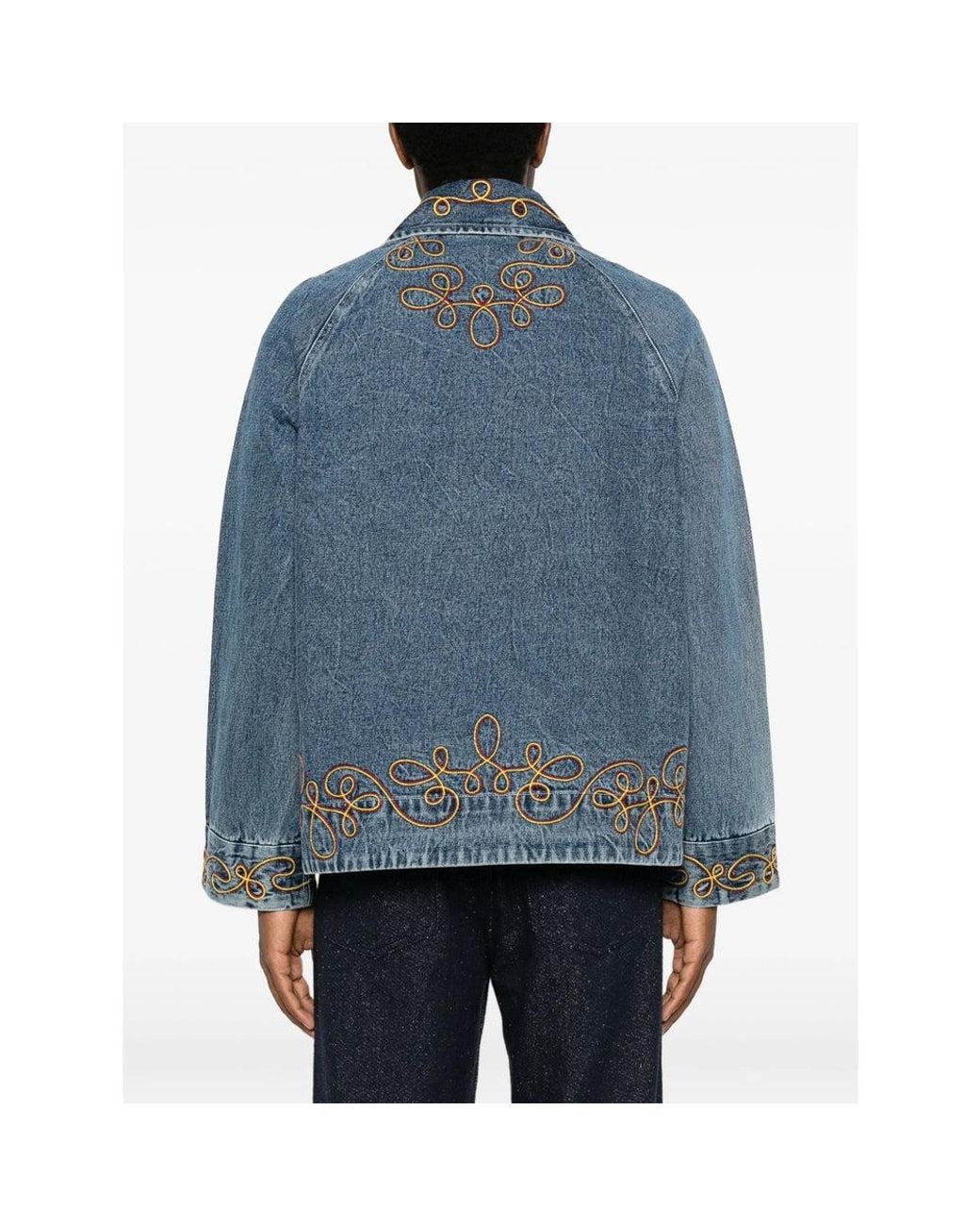 Bode Blue Jackets for men