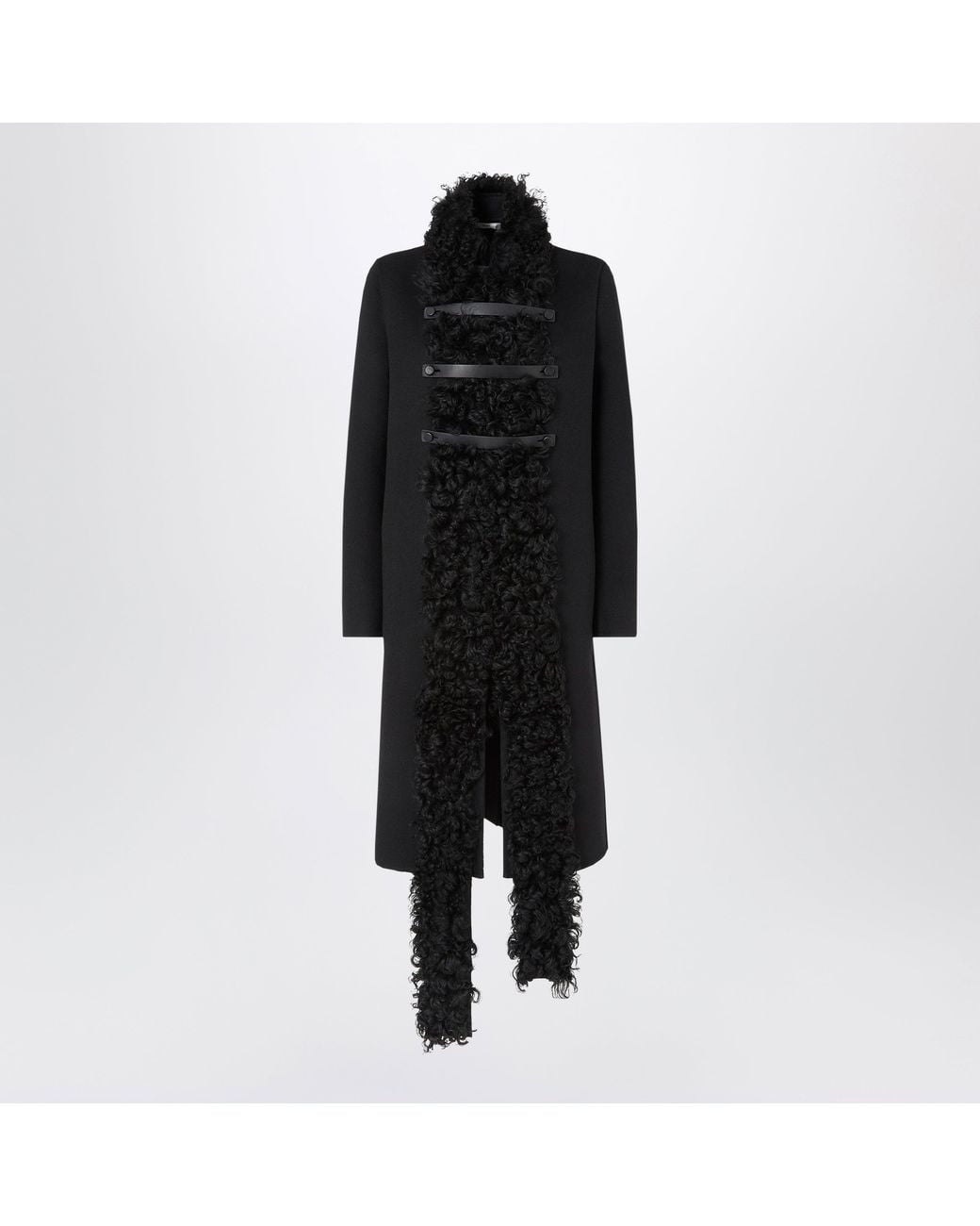 Fendi Black Midi Coat
