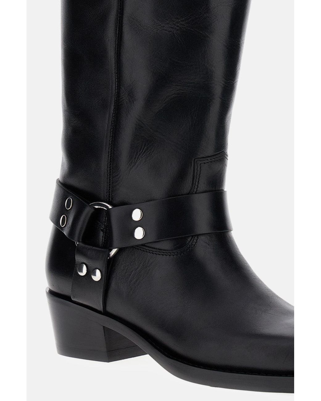 Paris Texas Black Roxy Boot With Heel