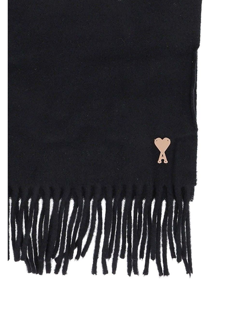 AMI Black Ami Scarf