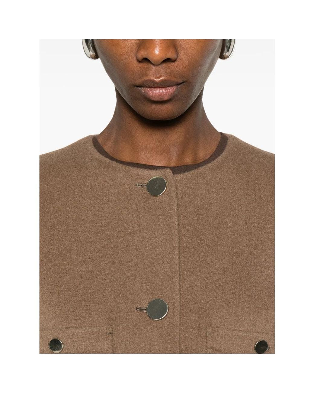 Max Mara Brown Outerwears
